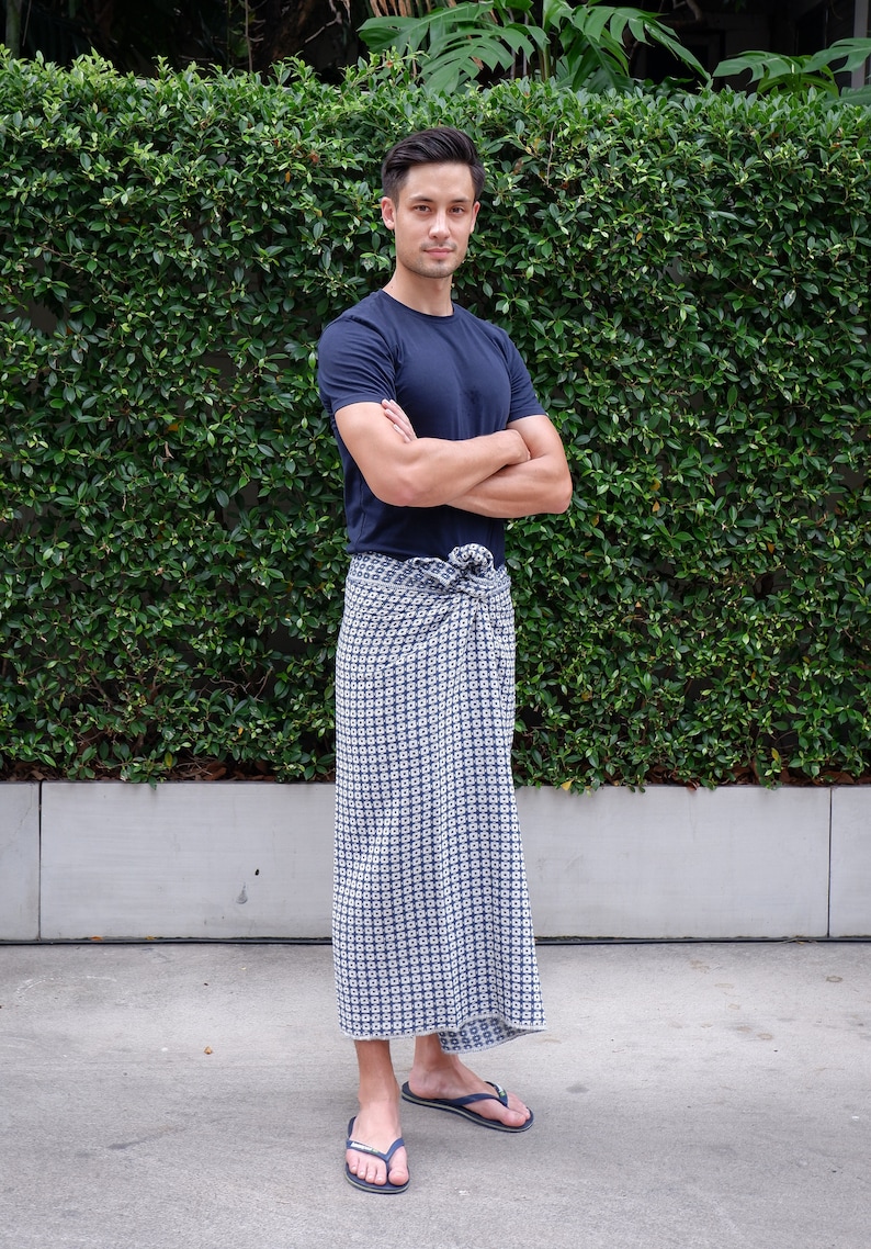 Longyi SQUARE SPACE 2 hommes  Sarong  Lungi Pareo Lavalava 