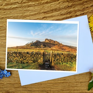 Carte de voeux Les cafards, Peak District 5 x 7 pouces et impression sur toile