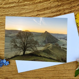 Dragon's Back, carte de voeux Peak District 5 x 7 pouces et impression sur toile
