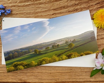 Springtime Fields on the Edge of Chesterfield, Derbyshire - DL Size