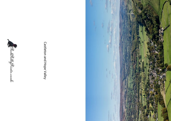 Castleton And The Hope Valley Peak District A6 Greetings Card Etsy