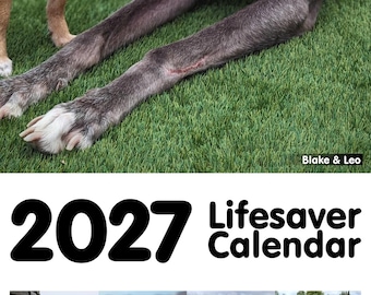 Pet Blood Bank UK - 2027 Lifesaver Wall Calendar