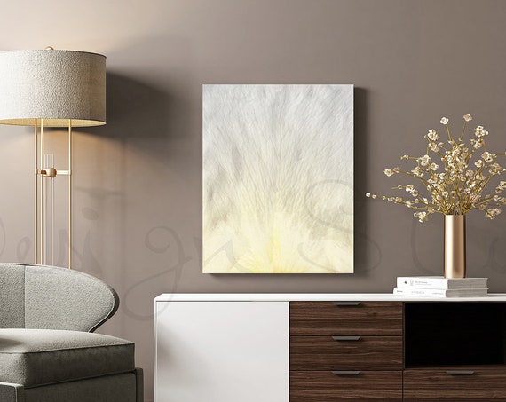 Living Room Canvas Mock Up Styled Stock Photography Frame