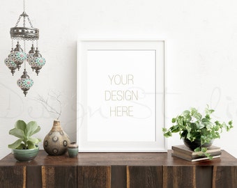 Styled Stock Photography, Frame Mockup, white Frame mockup, Styled Photography Mockup, stock photo