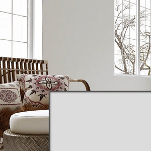 Frame mock up, scandinavian interior minimalist frame mockup, styled stock photography image 3