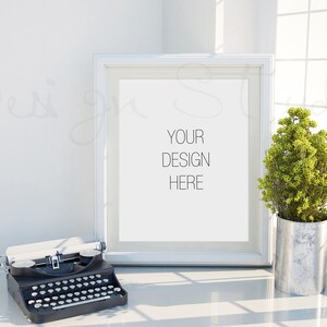 Styled stock photography, Vertical Frame Mock up, Empty Frame, Stock Photo, Styled Photography Mockup, image 2