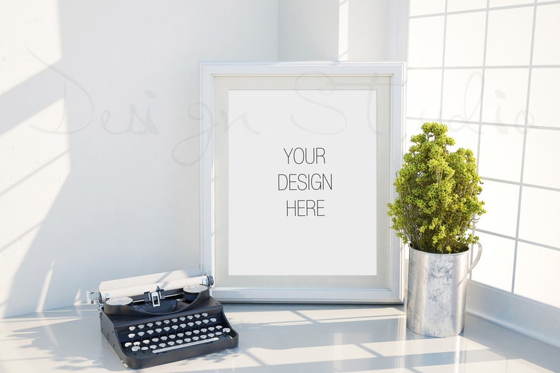 Styled stock photography, Vertical Frame Mock up, Empty Frame, Stock Photo, Styled Photography Mockup, image 2