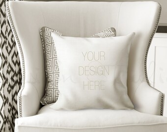 Pillow Mockup,  smart object PSD file