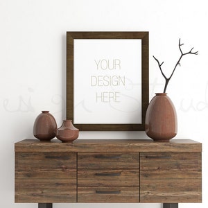 Styled Stock Photography, Frame Mockup on white Wall Background , Styled Photography, Poster Mockup, BUY3 PAY2, image 3