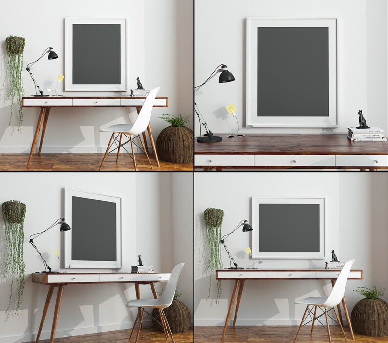 Download FRAME MOCKUP Set of 4 Styled Stock Photography 8x10 16x20 ...