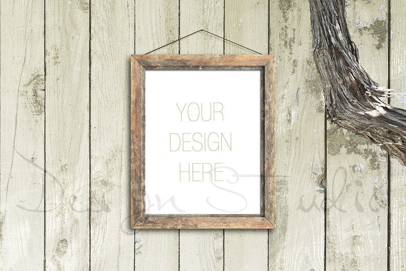 Styled Stock Photography, Frame Mockup, Wooden Frame mockup, Styled poster Mockup , BUY3 PAY2 image 2