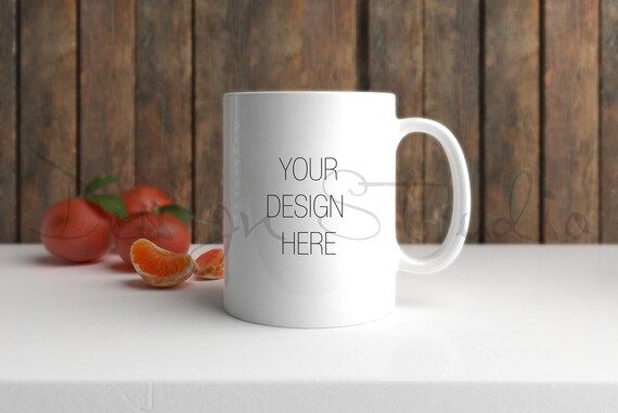 Coffee Mug Stock Photography Blank Mug Template Blank White Etsy