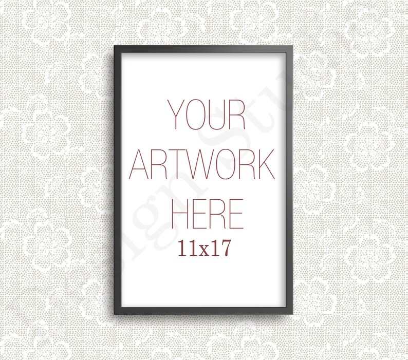 Download Frame mock up BUY3 PAY2 11x17 vertical Black Digital Frame ...