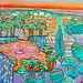 Miami beach 71st street Art Deco oil painting ** original**large