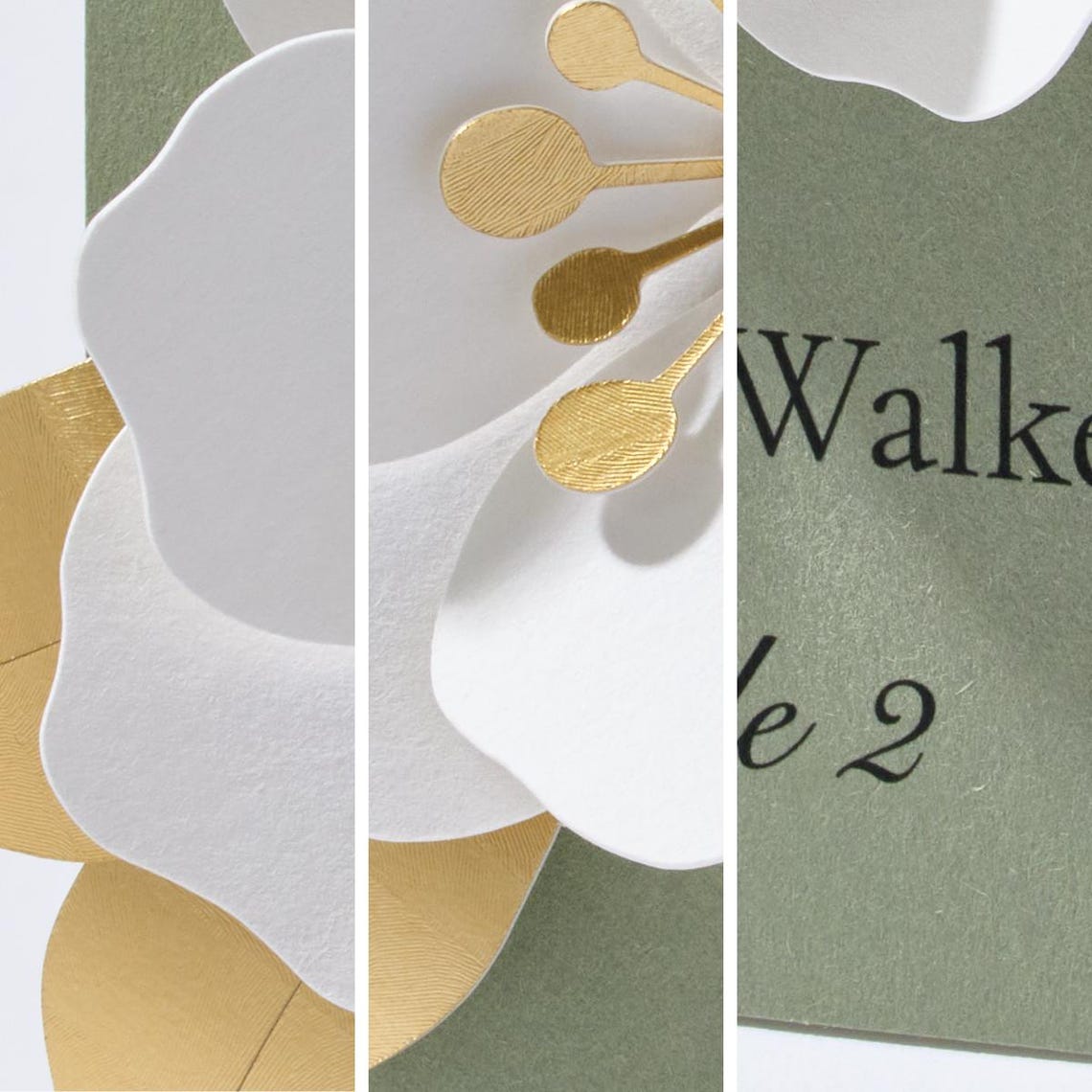 Sage Green Floral Place Cards – Custom Wedding & Event Decor (set of 20 ...