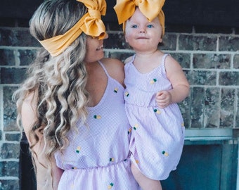 mommy and me tropical dresses