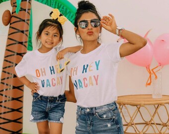 Family vacation shirts, mommy and me shirts, family matching, family shirts, family vacation, mama and mini shirts, spring break shirt, mama