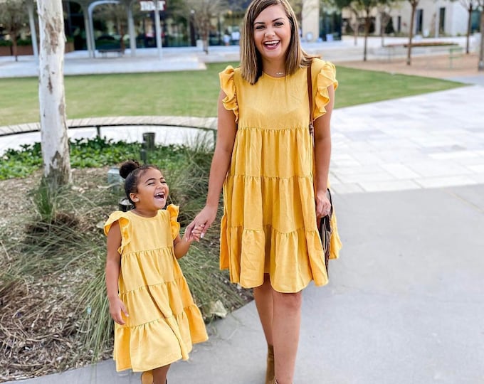 SUNNYSIDE Mommy & Me Dress Matching Dresses Matching Etsy