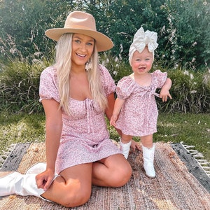 Mommy and baby matching rompers hot sale