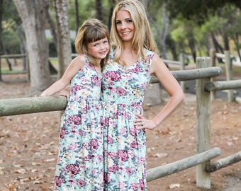 floral maxi, mommy and me outfits, mother daughter, matching outfits, mommy and me dress, matching dresses,mom and baby, mothers day gifts