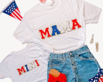 mama and mini shirt match, usa shirt, 4th of july family shirts, usa shirt, american mama, 4th of july mama shirt, mommy and me, girl moms