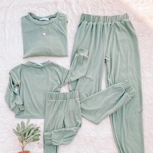 SAGE LOUNGEWEAR | mommy and me | matching outfits | mommy and me outfits | mother daughter | loungewear set | matching | mother daughter