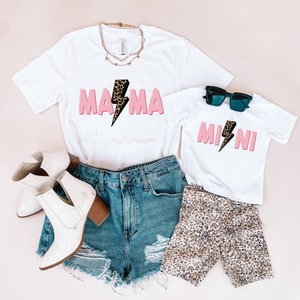 PINK MAMA MINI shirt | mama and mini shirt | mommy and me matching shirts | fall shirts | thanksgiving shirts | mommy and me outfits