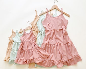 matching girls dresses