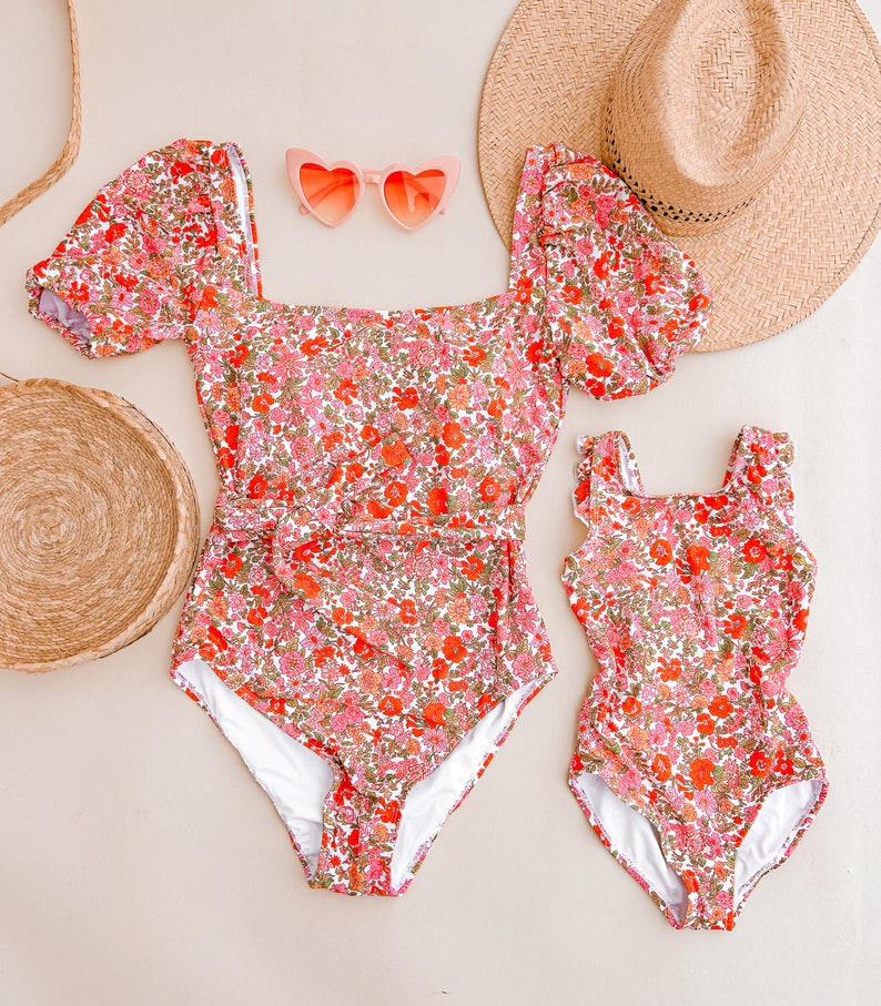 MIRNAS MATCHING SWIMSUIT mommy and me swimwear swimsuit mommy and me swimsuit matching outfits mommy and me mommy and me matching image 3