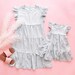 Mint Flowy Ruffle Dress matching dresses- mommy and me, matching dresses 