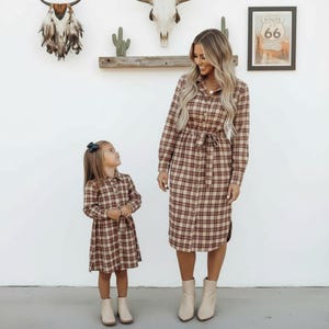 Fall Matching Mom and Me Dresses - Etsy
