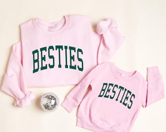 bestie sweatshirt, bestie shirts, best friend, mommy and me sweatshirt, mama sweatshirt, mama sweater, bff gifts, besties girl trip, mama
