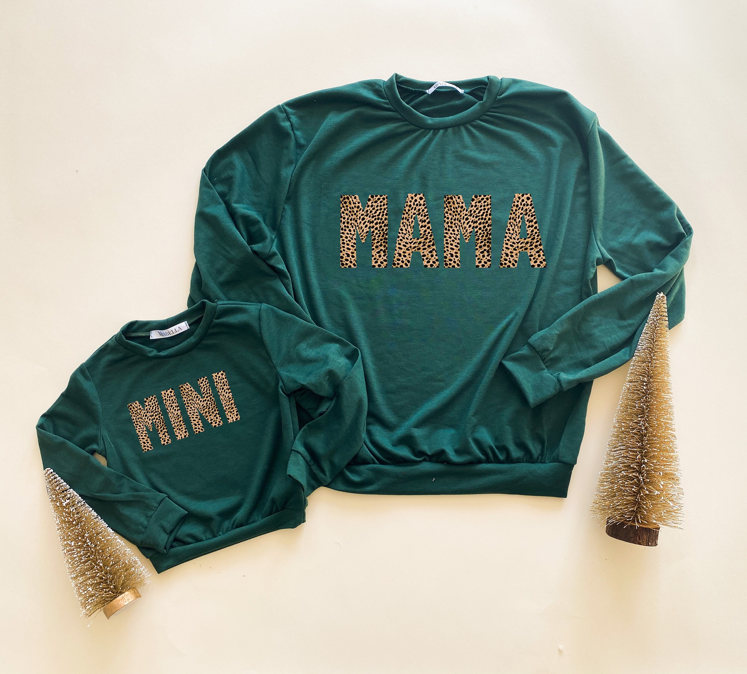 Green Mama \u0026 Mini Holiday Matching Crew 