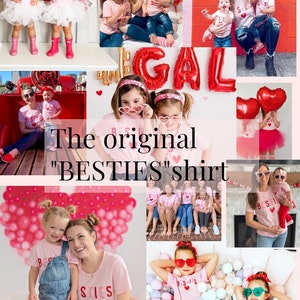 Besties, mommy and me, mommy and me outfits, family matching, mommy and me shirts, mother daughter, mama and mini shirts, custom mothers day image 3