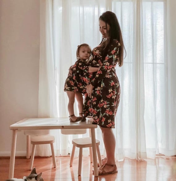 mom daughter matching outfit