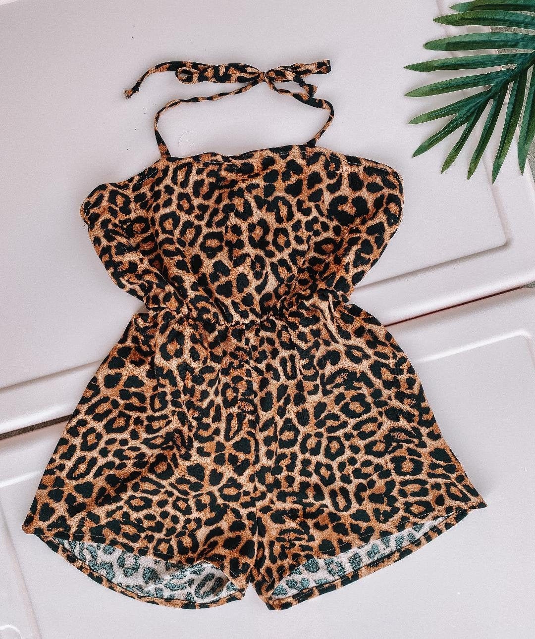 Leopard romper for womens hotsell