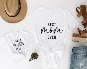 Magliette coordinate per la festa della mamma, mamma e me, regalo per la festa della mamma, magliette coordinate per mamma e figlia, regalo per lei, regalo per la moglie