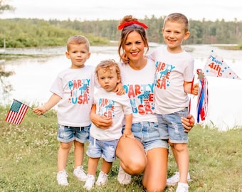 Party in the USA, 4th of july shirt, 4th of july shirts, fourth of july shirt, mommy and me 4th of july shirt, mommy and me, matching