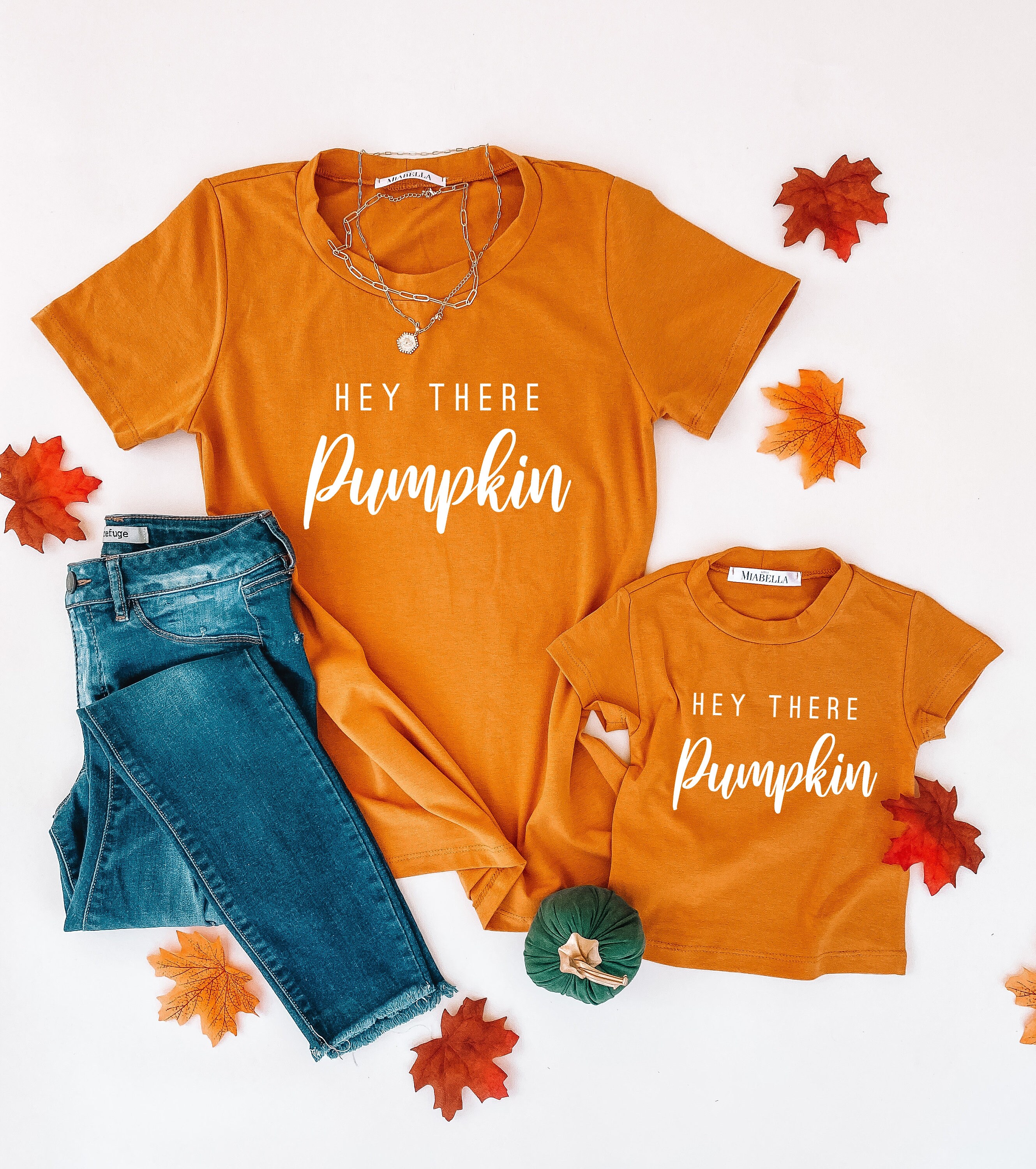 MUSTARD Hey There Pumpkin Shirt Pumpkin 