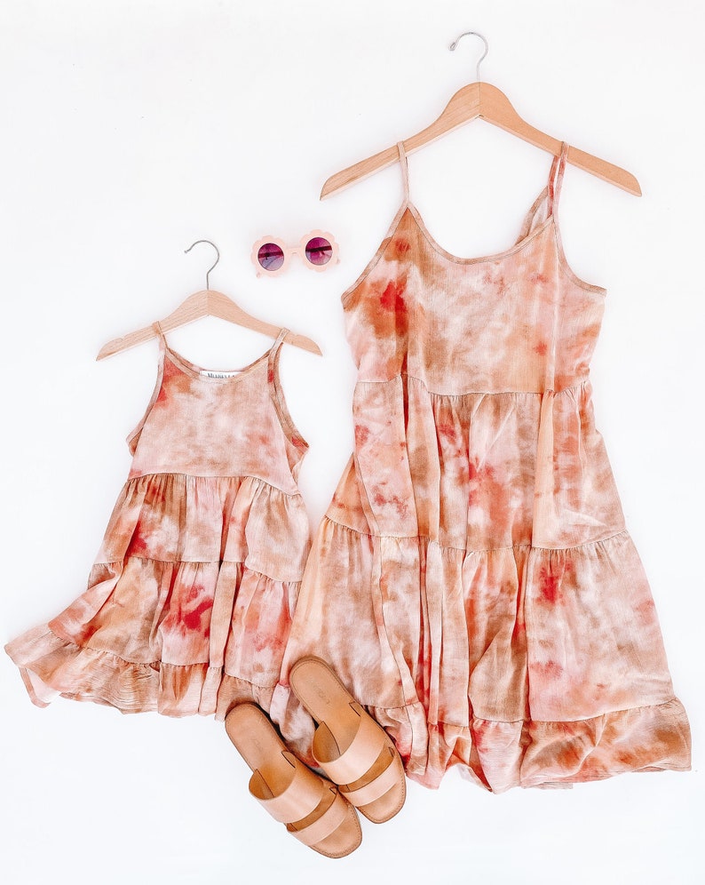 RUSTY'S TIE DYE matching dresses | mommy and me matching outfits | mommy and me outfits | matching outfits | mommy and me matching dresses 