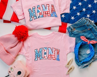 Fourth of July matching shirts, 4th of July mommy and me matching shirts, Memorial Day shirts, American shirts, mommy and me shrits, usa,