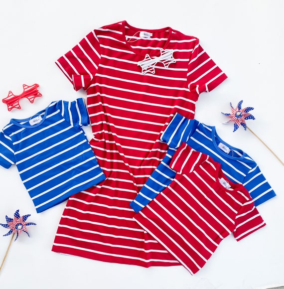 red white and blue matching outfits