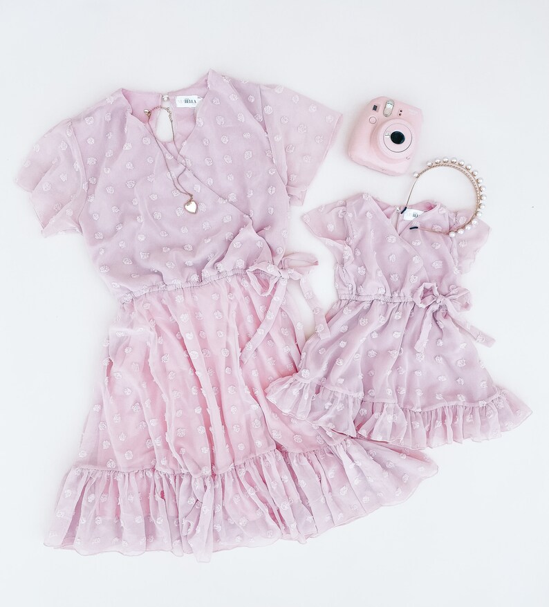 PINK LUCY'S DRESSES | mommy and me valentines outfits, mommy and me outfits, matching outfits, mother daughter matching dress, valentines 
