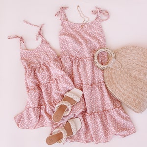 DUSTY PINK DARLING | matching dresses | mommy and me matching outfits | mommy and me outfits | matching outfits | mommy and me | spring