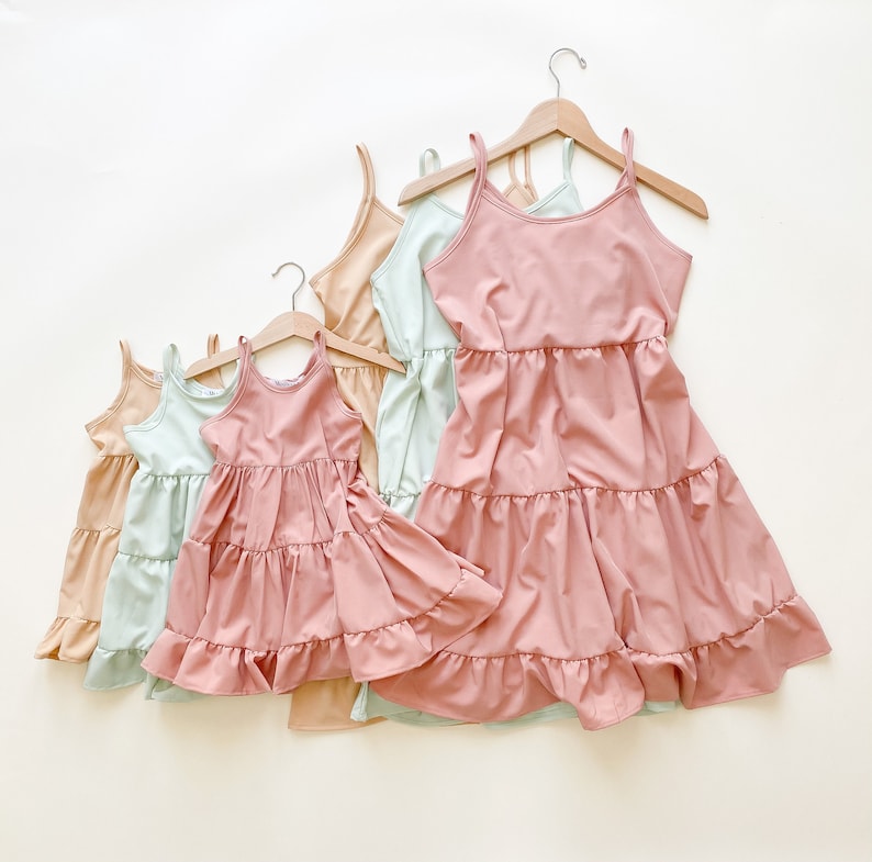 Spring Pastels matching dresses , mommy and me matching outfits, mommy and me outfits, matching outfits, mother daughter matching dress, 