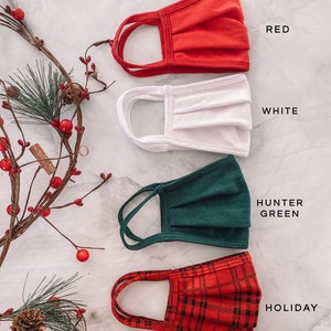 HOLIDAY COLLECTION | face mask, face mask washable, adult face mask, face mask made in usa, cotton face mask, men and women face mask, beige