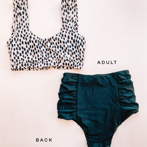 SERVAL BIKINI / mamá y yo trajes de baño / traje de baño / mamá y yo traje de baño / trajes a juego / mamá y yo / vacaciones listo / traje de baño a juego imagen 5