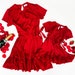 RED VALENTINA'S | mommy and me valentines outfits, mommy and me outfits, matching outfits, mother daughter matching dress valentines outfits 