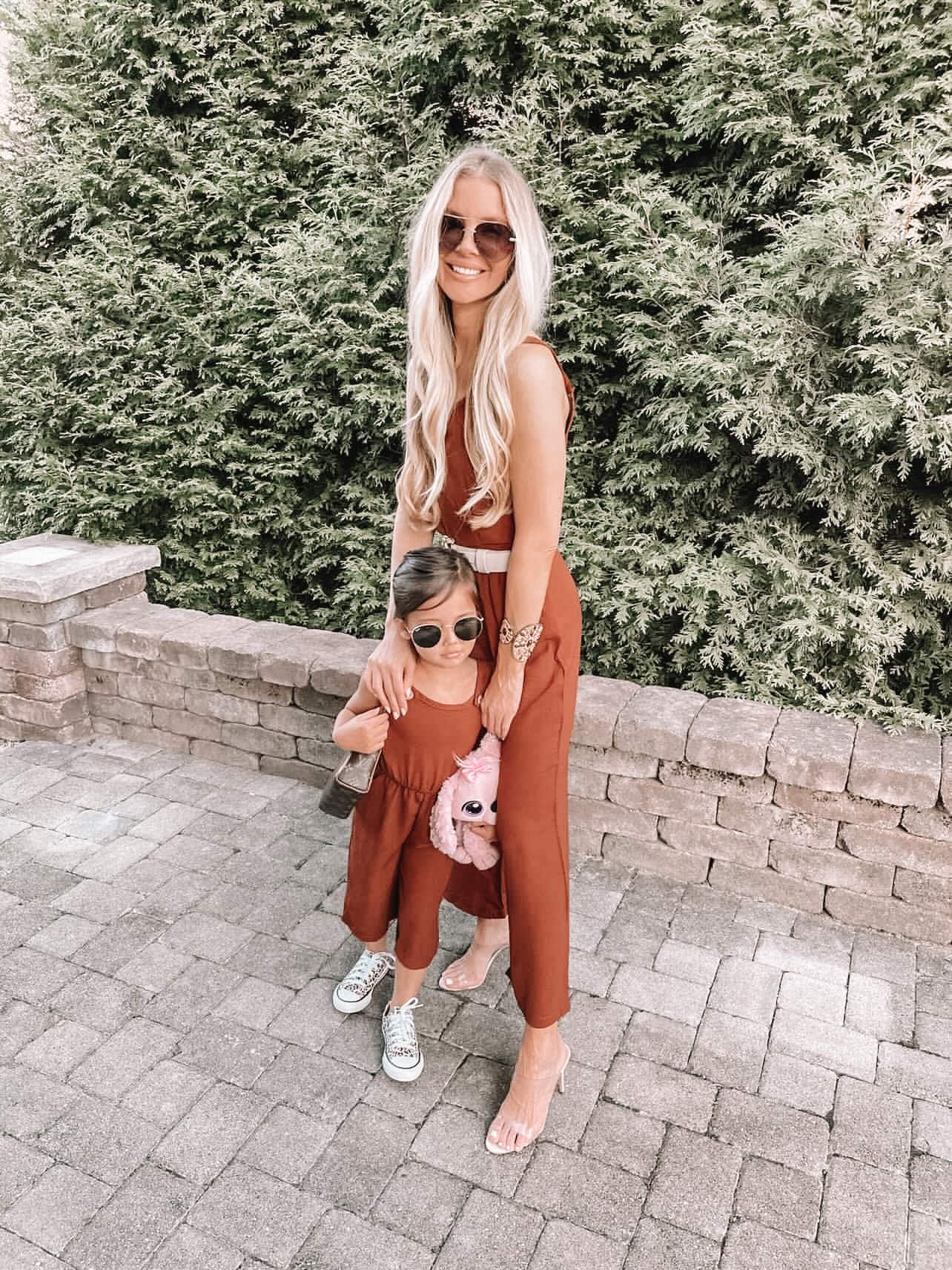 RUST JUMPSUIT mommy and me mommy and me outfits mother daughter mommy and me matching outfits matching jumpsuit romper