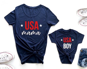 usa mama, boy  4th of july shirt, 4th of july shirts, fourth of july shirt, mommy and me 4th of july shirt, mommy and son,matching shirts